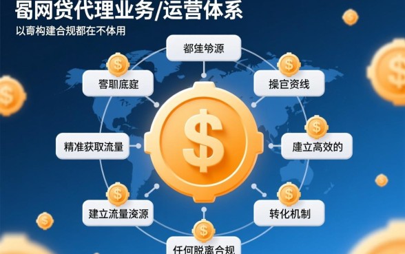 网贷口子代理怎么赚钱