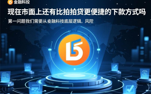 现在市面上还有比拍拍贷更便捷的下款方式吗,哪个网贷平台下款最快 现在市面上还有比拍拍贷更便捷的下款方式吗