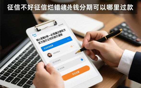 征信黑征信不好怎么借钱,哪里可以分期还款? 征信黑征信不好怎么借钱