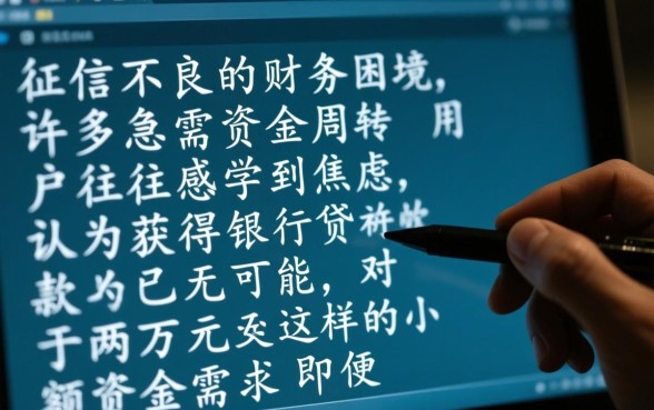 征信黑了怎么贷款?征信不好哪里能贷两万容易下? 征信不好哪里能贷两万容易下