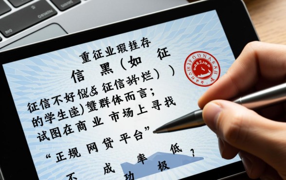 征信不好学生网贷哪里借,正规平台能下款吗? 征信不好学生网贷哪里借