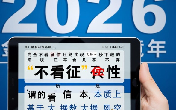 2026网贷口子不看征信能秒下款吗?有哪些正规靠谱平台? 2026网贷口子不看征信能秒下款吗