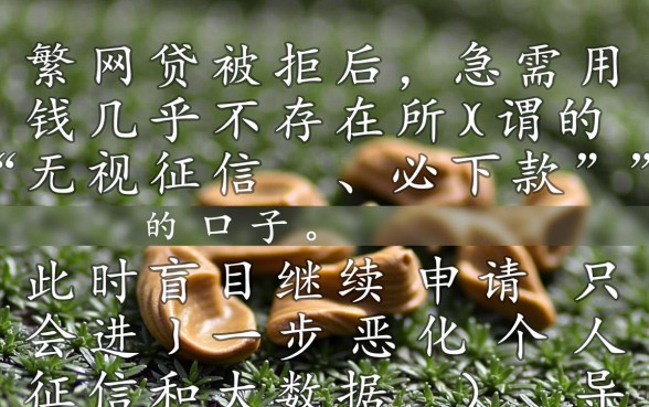 频繁网贷被拒急需用钱还有下款的口子吗,哪里还能借到钱 频繁网贷被拒急需用钱还有下款的口子吗