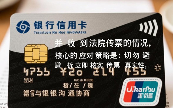 建行信用卡被起诉收到传票怎么处理