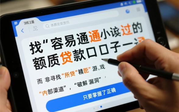 如何找到那些容易通过的小额贷款口子