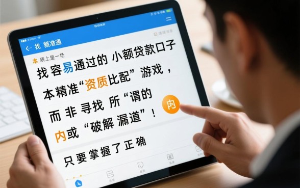 如何找到那些容易通过的小额贷款口子