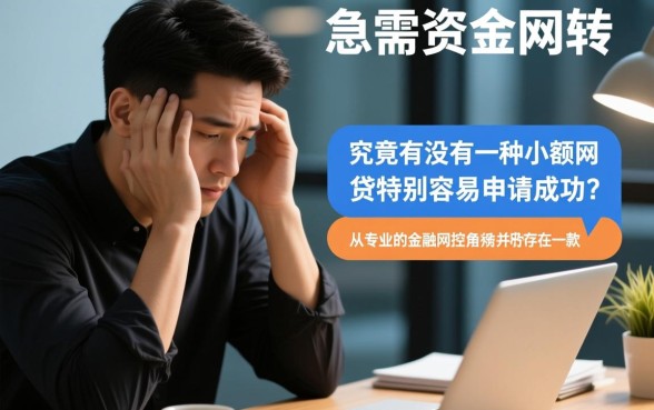 有没有一种小额网贷特别容易申请成功,哪个平台容易下款? 有没有一种小额网贷特别容易申请成功
