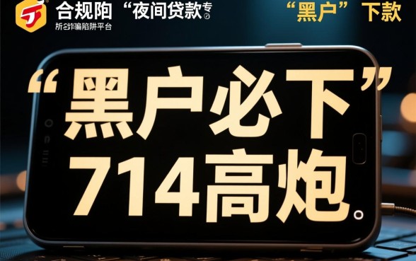 有什么网贷黑户能下款的夜间贷款平台