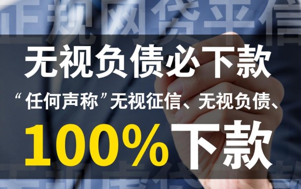 无视负债必下款的正规网贷平台有哪些