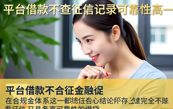 哪个平台借款不查征信记录的可靠性高