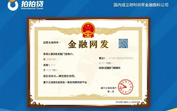 能分36期的正规网贷拍拍贷查征信吗