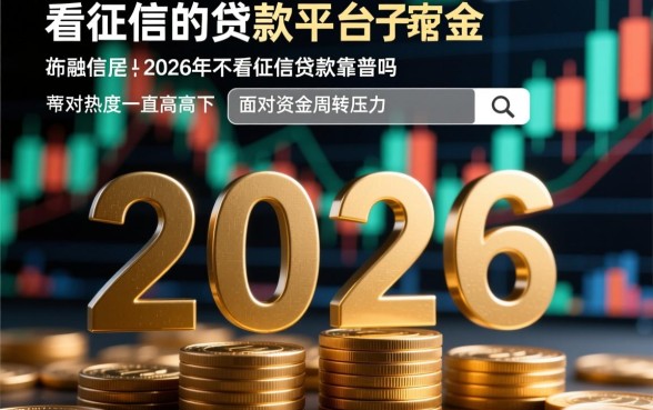 不看征信的贷款平台有哪些2026年