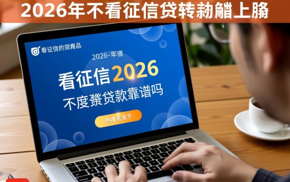 不看征信的贷款平台有哪些2026年