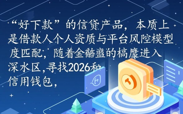 2026和信用钱包一样好下款的口子有哪些