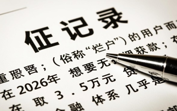 2026烂户急需3万5能下款的口子