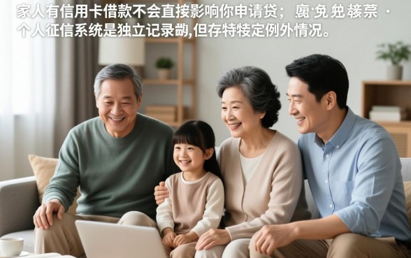 家人有信用卡借款是否影响我办房贷