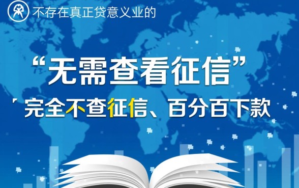 难道真的有无需查看征信的借款客服