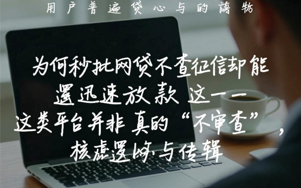 网贷秒批不查征信是真的吗