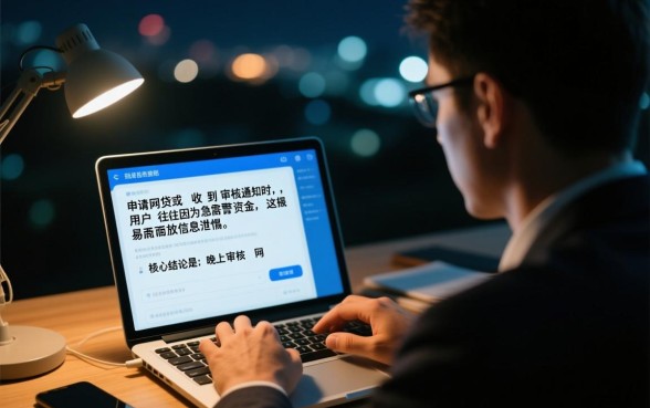 晚上审核网贷口子需要注意哪些问题