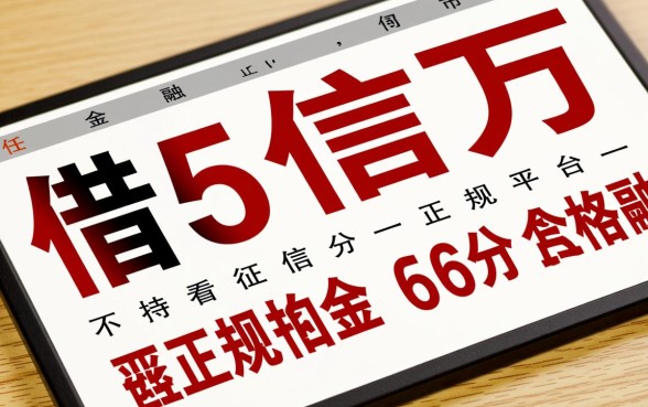 借5万不看征信分36期正规平台有哪些