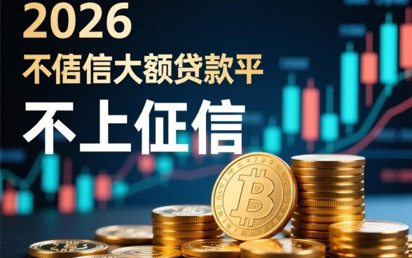 2026年不上征信的大额贷款平台有哪些