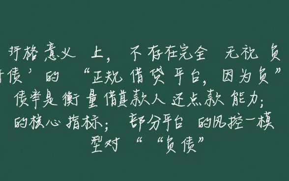 什么借贷平台不看负债比较容易借钱