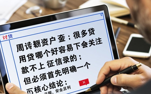 网贷哪个好容易下款不上征信记录的