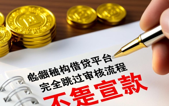 什么平台借钱不用审核就能通过审核