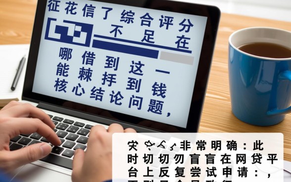 征信花了综合评分不足在哪能借到钱