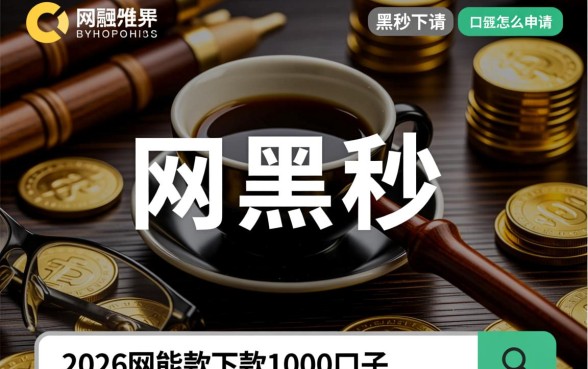 2026网黑秒下款1000的口子有哪些