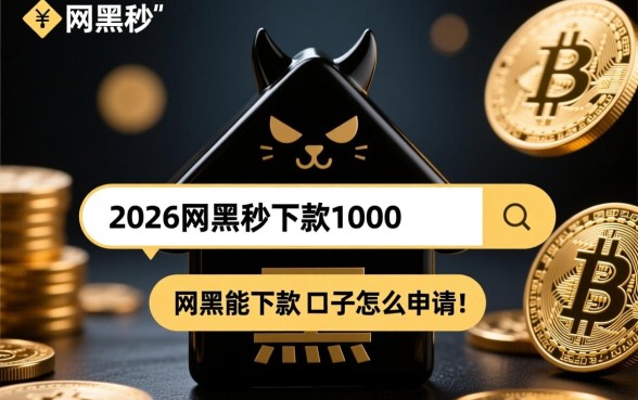 2026网黑秒下款1000的口子有哪些
