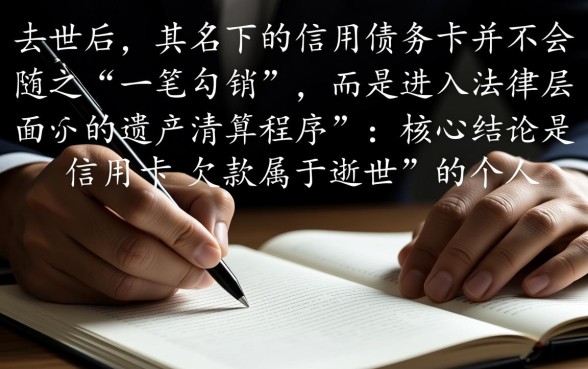 人死了信用卡不还了会有什么后果