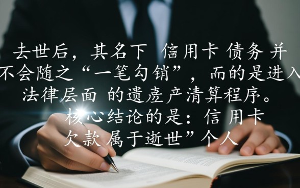 人死了信用卡不还了会有什么后果