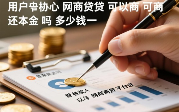 网商贷协商还本金需要多少钱