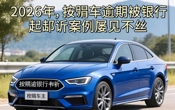 按揭车逾期被银行起诉会怎么样
