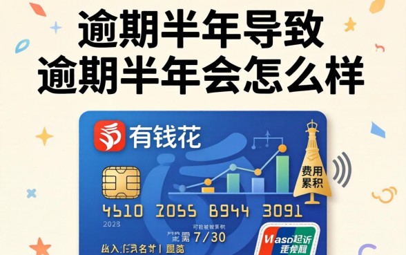 信用卡有钱花逾期半年会怎么样 信用卡有钱花逾期半年会怎么样