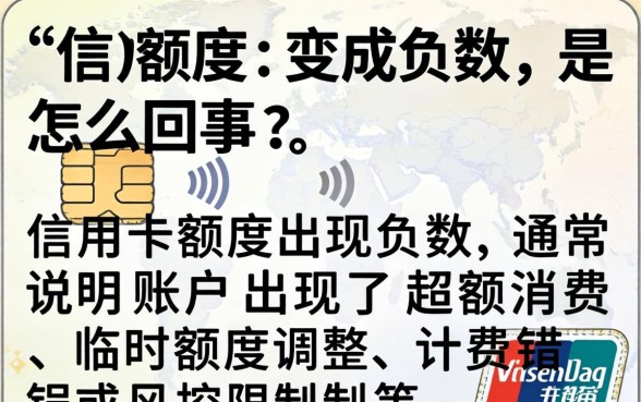 信用卡额度变成负数是怎么回事