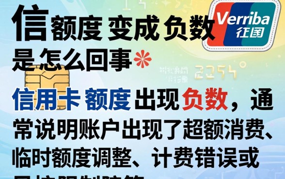 信用卡额度变成负数是怎么回事