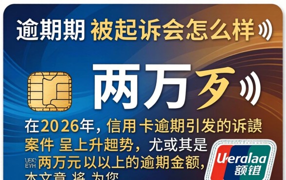 信用卡两万逾期被起诉会怎么样 信用卡两万逾期被起诉会怎么样