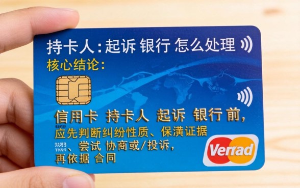 信用卡持卡人起诉银行怎么处理 信用卡持卡人起诉银行怎么处理