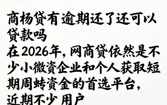 网商贷有逾期还了还可以贷款吗