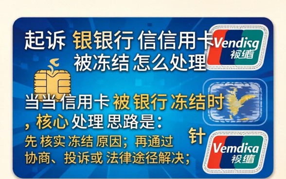 起诉银行信用卡被冻结怎么处理 起诉银行信用卡被冻结怎么处理