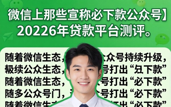 微信上那些宣称必下款的公众号