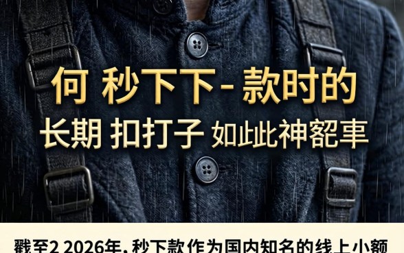 为何秒下款的长期扣子如此神秘 为何秒下款的长期扣子如此神秘