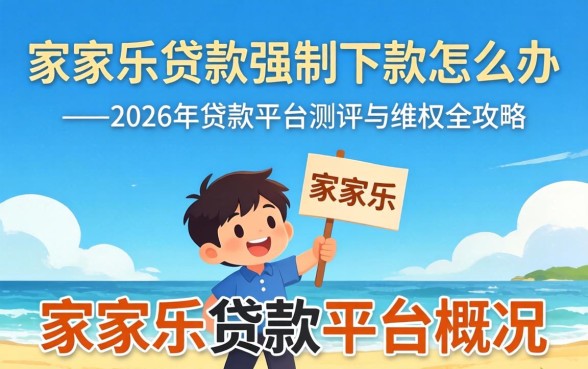 遇到家家乐贷款强制下款怎么办 遇到家家乐贷款强制下款怎么办