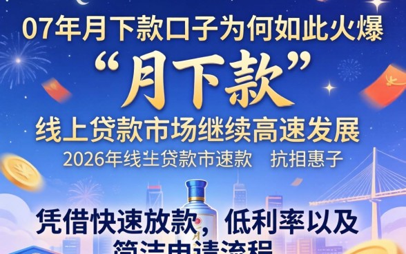 07年月下款口子为何如此火爆 07年月下款口子为何如此火爆
