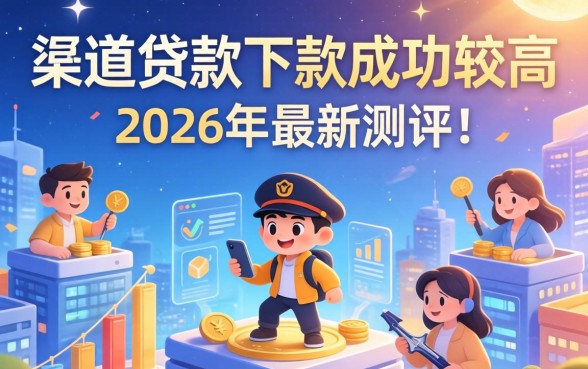 哪个渠道的贷款下款成功率较高 哪个渠道的贷款下款成功率较高