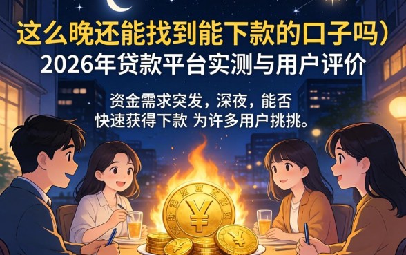 这么晚还能找到能下款的口子吗 这么晚还能找到能下款的口子吗