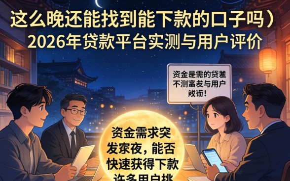 这么晚还能找到能下款的口子吗 这么晚还能找到能下款的口子吗