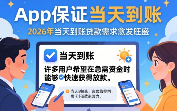 有哪些app可以保证当天到账 有哪些app可以保证当天到账
